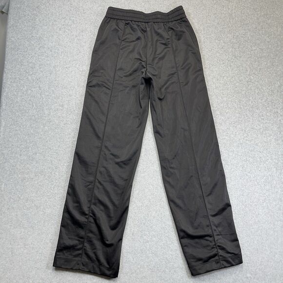 A/X Armani Exchange Womens Track Pants XS Black Red Logo Snap Up Leg Side Stripe - Picture 7 of 11